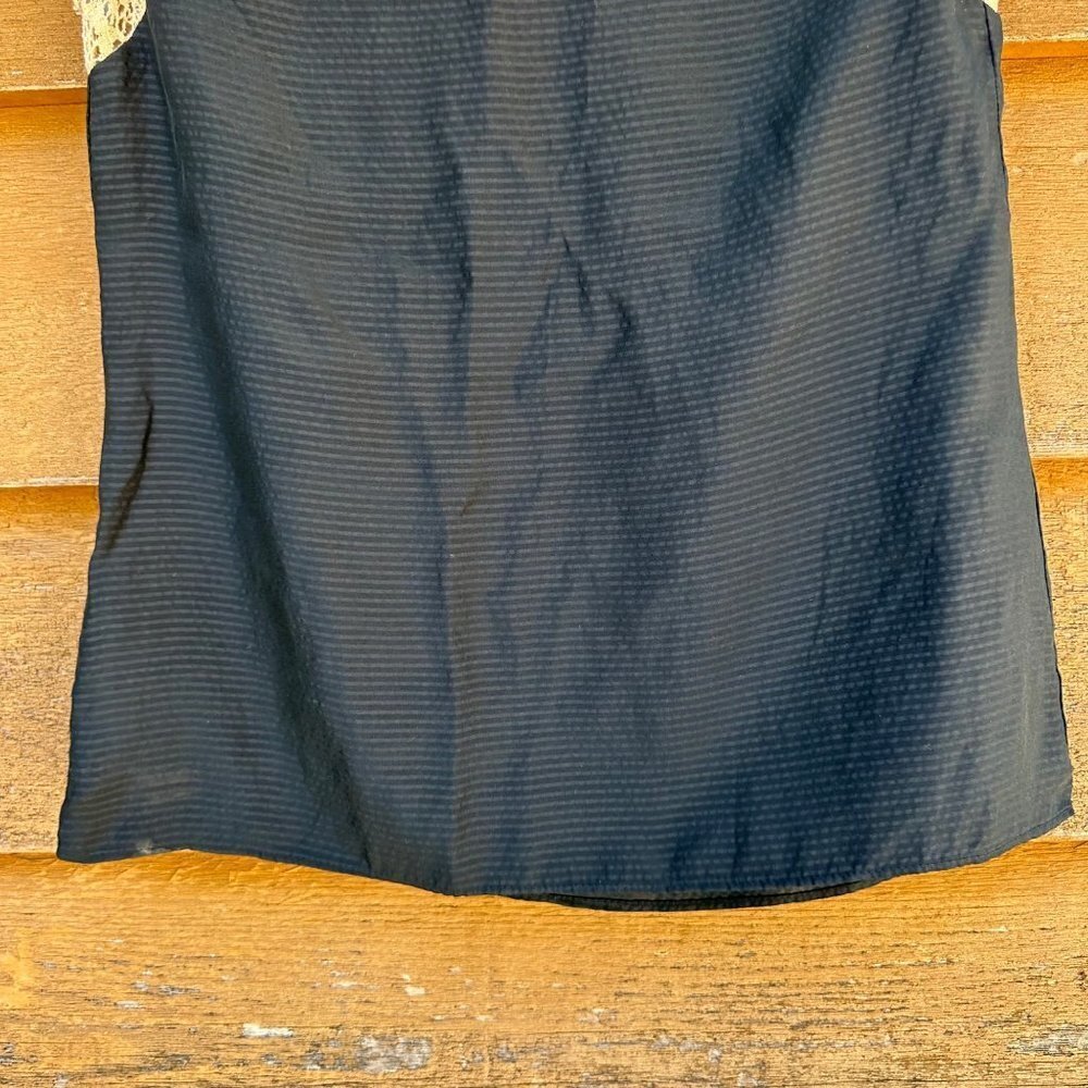 Corey Lynn Calter Black Silk Lace Top Women’s Shirt Size 0 - Picture 5 of 10